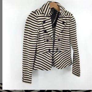White House black market striped blazer